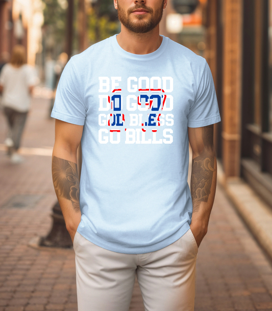 Be Good Do Good Unisex Softstyle T-Shirt | Buffalo Football | Buffalo Football Fan | Buffalo Football Colors Tee | Buffalo Fan Apparel