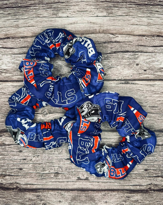 NFL Football Hair Scrunchie Buffalo Bills Hair Accessories