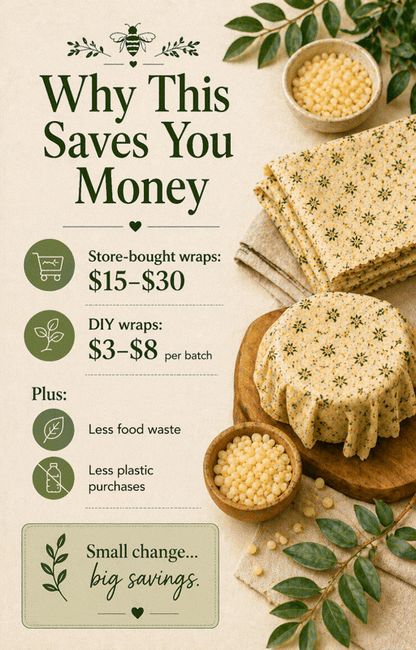 DIY Beeswax Wraps Guide + Recipe | Make & Sell Reusable Food Wraps | Beginner-Friendly Digital Download | Eco-Friendly Side Hustle