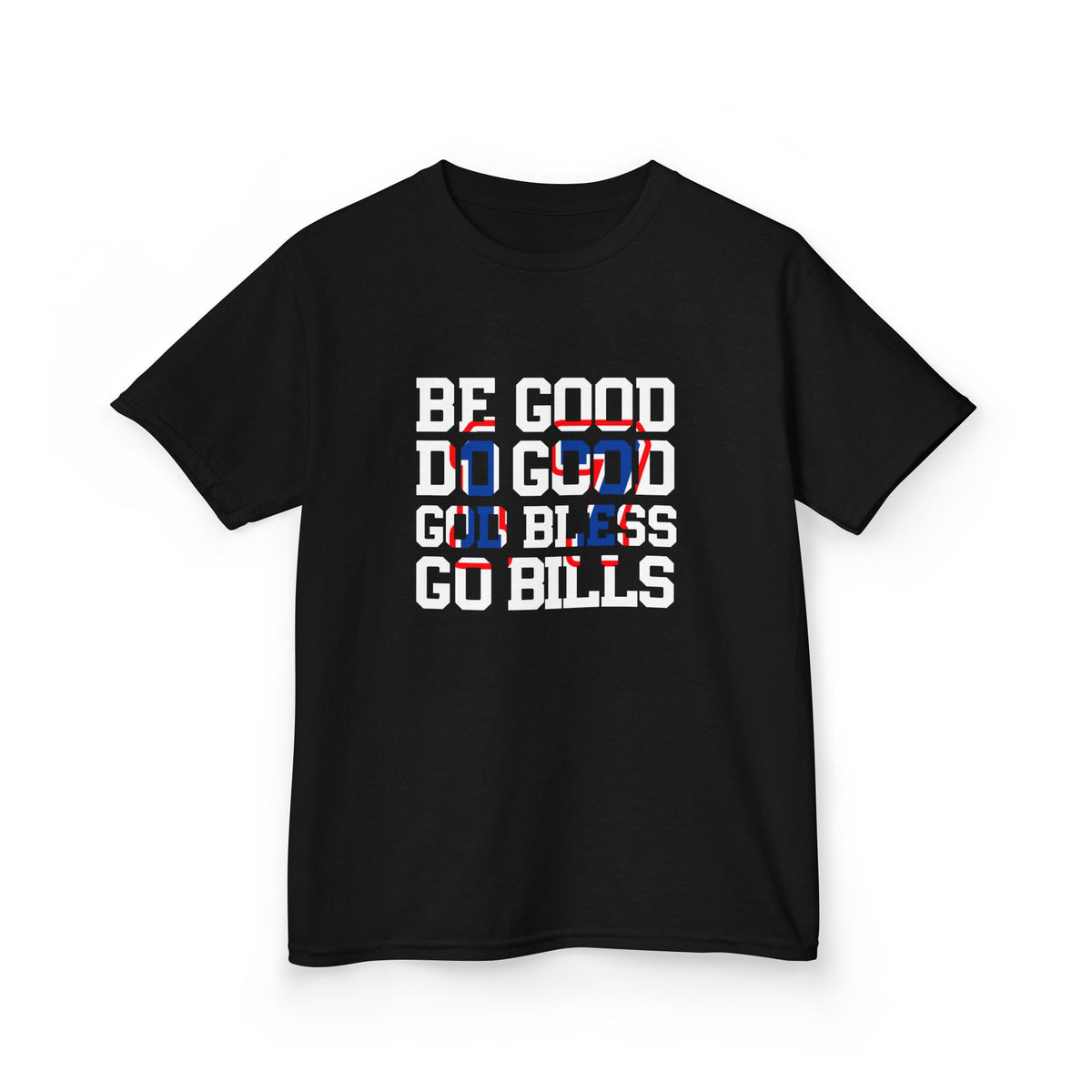 Buffalo Football T-Shirt Be Good Do Good Crop Top | Buffalo Football T-Shirt Be Good Do Good Children's Shirt