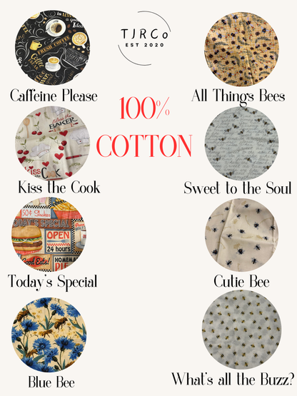 KitchenAid Mixer Bowl Cover & Scrunchie Bow Set | Reusable Fabric Bowl Cover