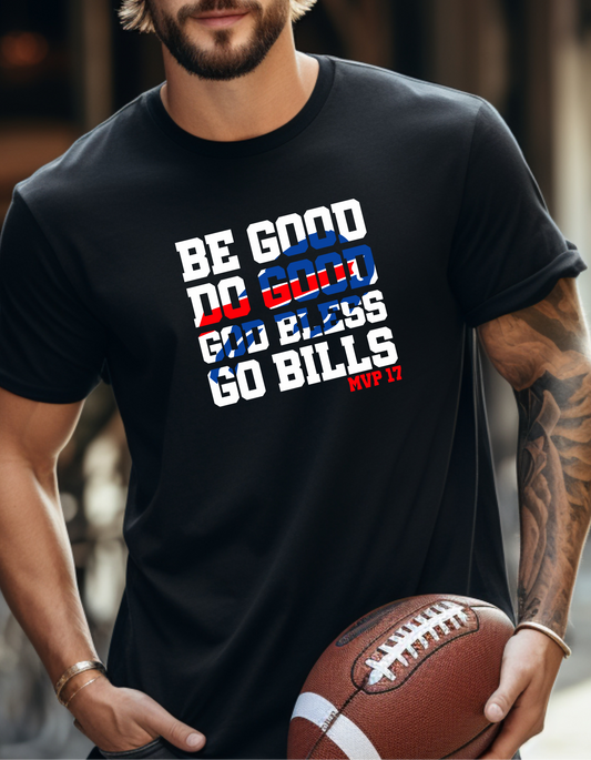 Be Good Do Good Unisex Softstyle T-Shirt | Buffalo Football | Buffalo Football Fan | Buffalo Football Colors Tee | Buffalo Fan Apparel