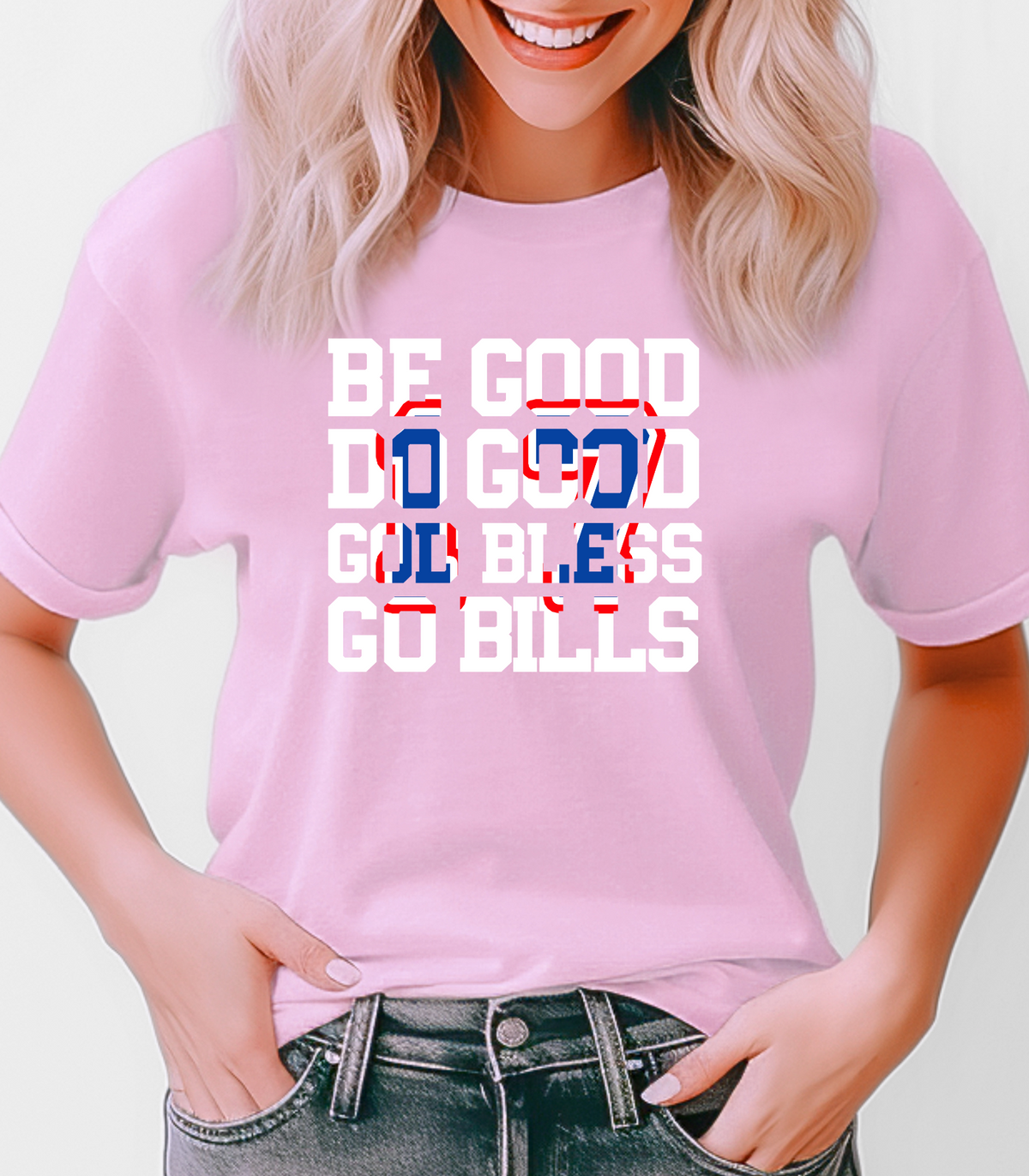 Be Good Do Good Unisex Softstyle T-Shirt | Buffalo Football | Buffalo Football Fan | Buffalo Football Colors Tee | Buffalo Fan Apparel