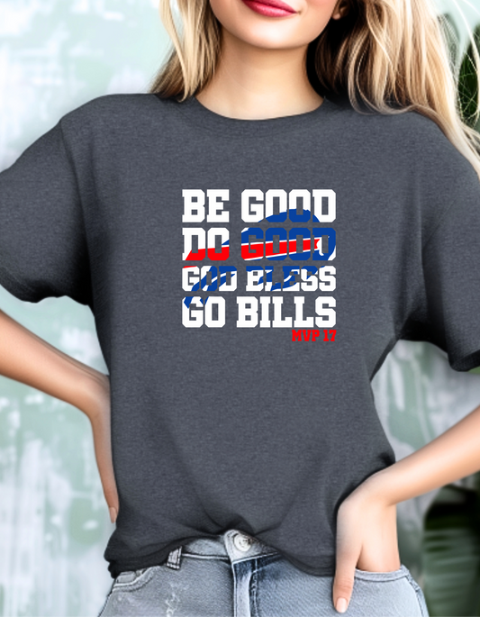 Be Good Do Good Unisex Softstyle T-Shirt | Buffalo Football | Buffalo Football Fan | Buffalo Football Colors Tee | Buffalo Fan Apparel