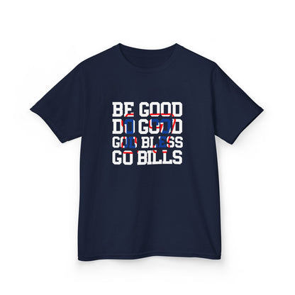 Buffalo Football T-Shirt Be Good Do Good Crop Top | Buffalo Football T-Shirt Be Good Do Good Children's Shirt
