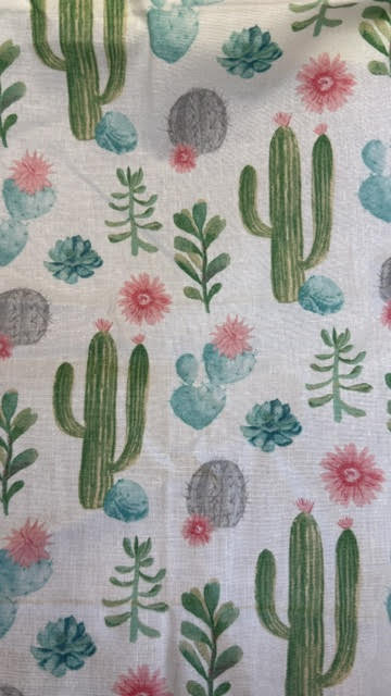 Desert Bloom Beeswax Wrap Set – Limited Edition 4 Pack, Reusable Eco Food Wraps, Cactus & Floral Kitchen Storage, Zero Waste Alternative