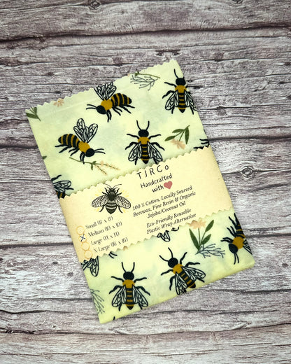 Reusable Biodegradable Beeswax Wrap