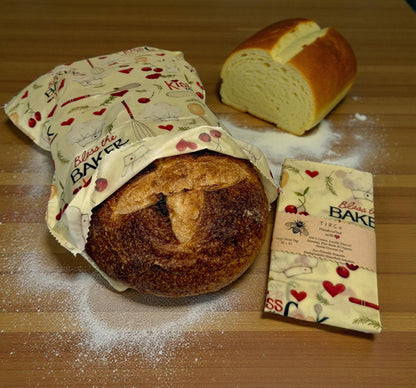 Reusable Beeswax Bags – 8 x 10, 12 x 15, 8 x 18 and 13 x 18 | Eco-Friendly Food Storage | Plastic-Free Snack, Produce & Bread Bags