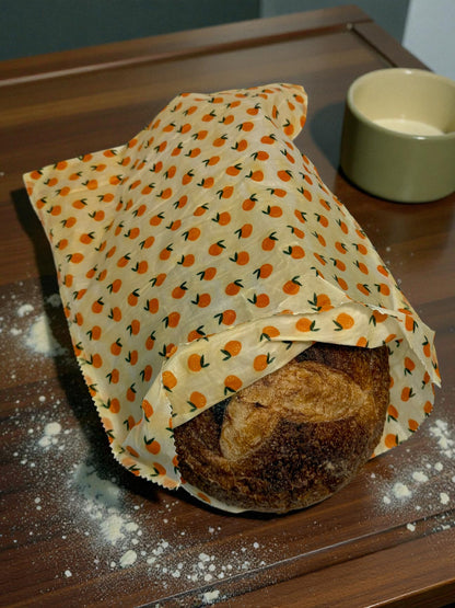 Reusable Beeswax Bags – 8 x 10, 12 x 15, 8 x 18 and 13 x 18 | Eco-Friendly Food Storage | Plastic-Free Snack, Produce & Bread Bags